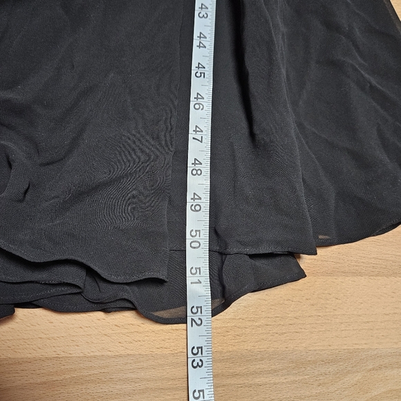 VTG Whimsigoth Babydoll Floral Embroidered Slip Dress Asymmetrical Fairy 12 - Picture 6 of 8